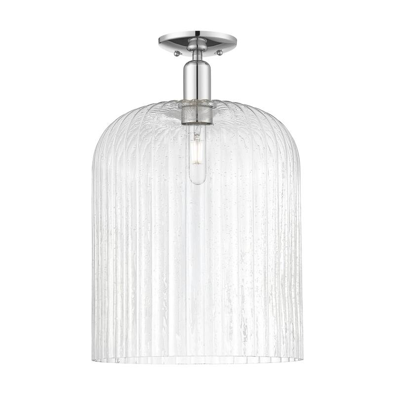 Innovations Lighting Downtown Urban - Bridal Veil - 1 Light 12" Semi-Flush Mount Light