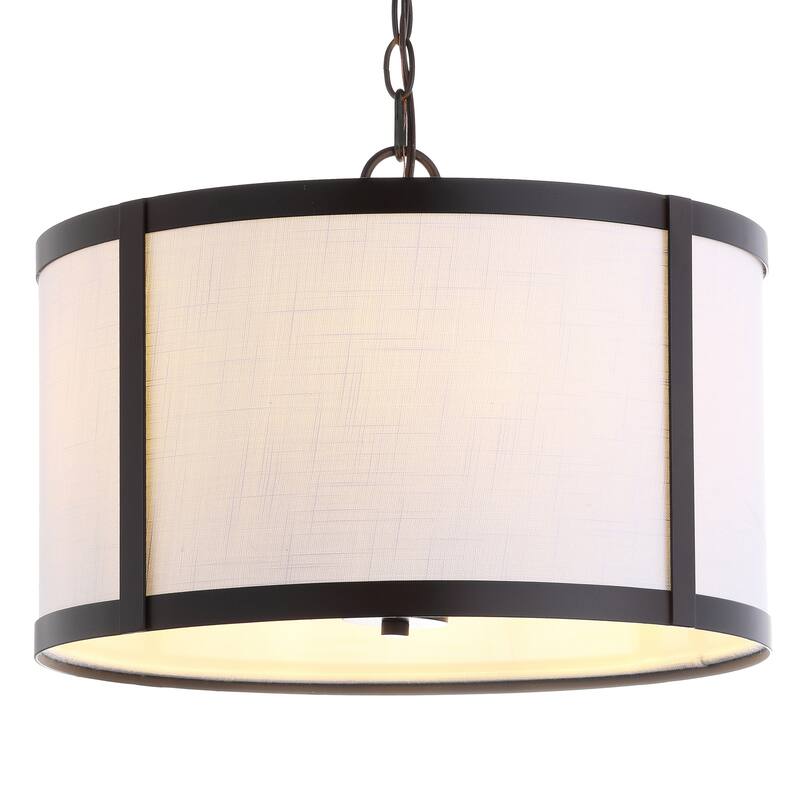 Loop 17" Metal LED Pendant Light, by JONATHAN Y