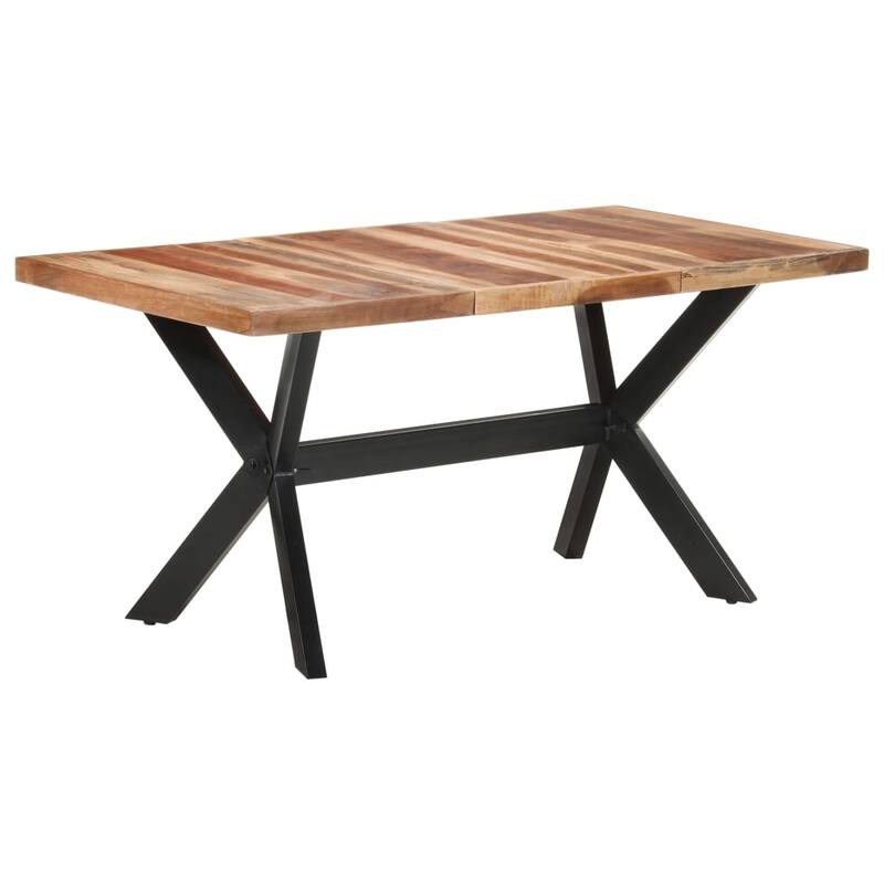 vidaXL Solid Wood Dining Table with Honey Finish Wooden Furniture Multi Sizes
