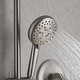 preview thumbnail 11 of 44, Modland 5-Spray Shower System - 10" Rainfall, Pressure Balance Valve, Matte Black/Gold/Nickel