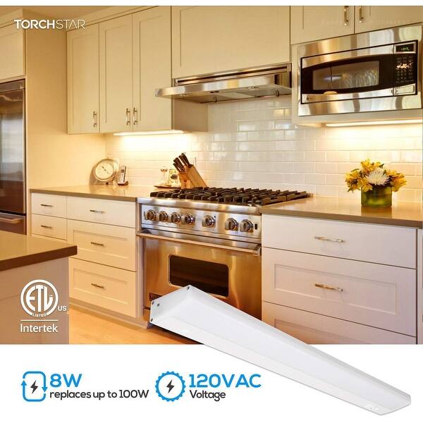 Shop 4 Pack 16 Led Under Cabinet Light Linkable On Off Switch