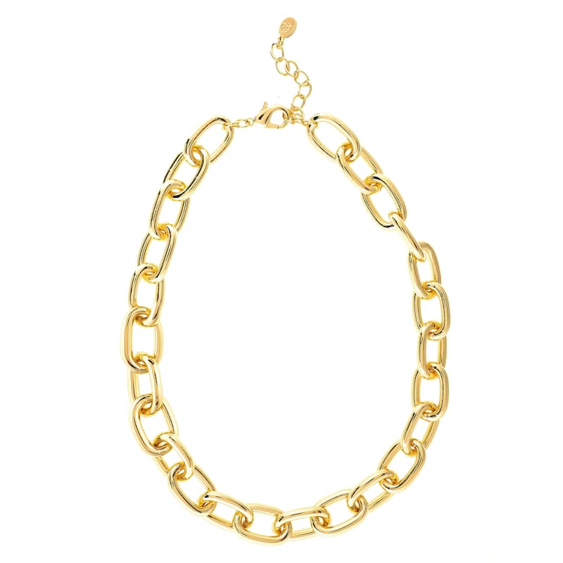 Polished Statement Chain Necklace