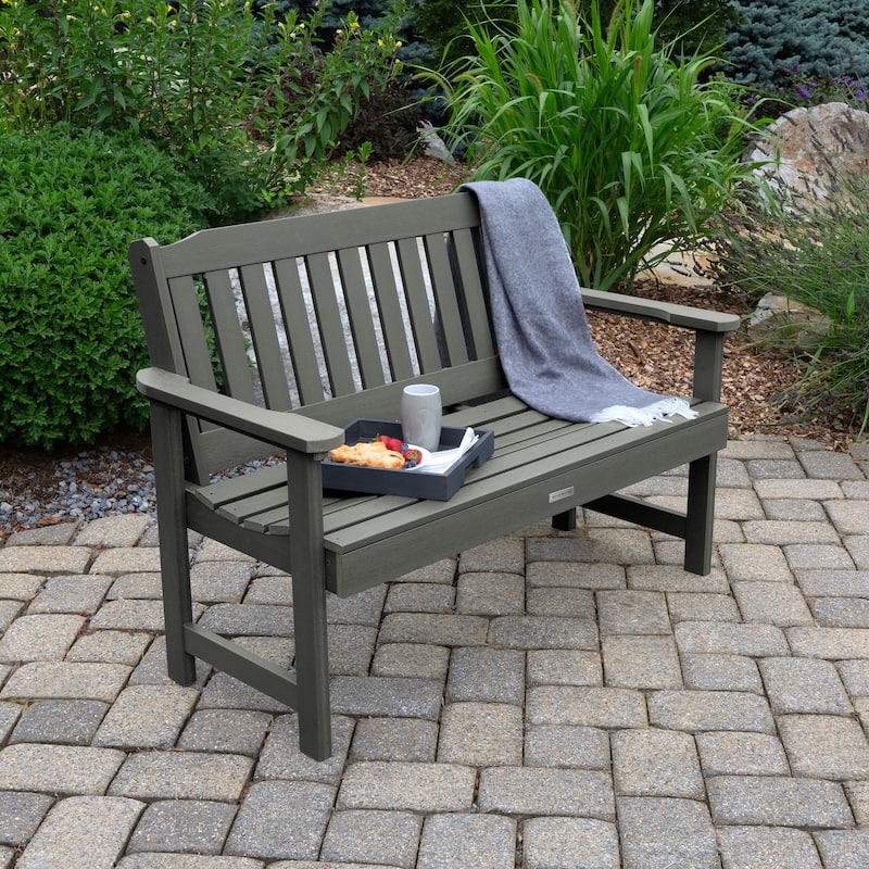HIGHWOOD Lehigh 4-foot Eco-friendly Synthetic Wood Garden Bench