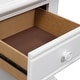 preview thumbnail 9 of 7, Summer House Oyster White 2 Drawer Night Stand