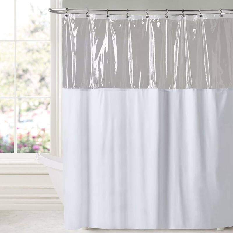 10 Gauge Vinyl Shower Curtain 72" x 72"