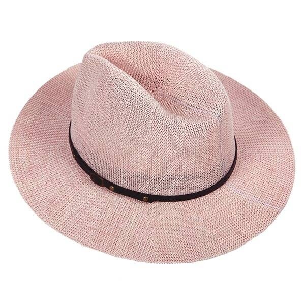 fedora hat pink