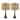 Reese 21.25" Rustic Farmhouse Handwoven Rattan/Resin LED Table Lamp, Brown Wood Finish (Set of 2) by JONATHAN Y