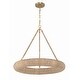 preview thumbnail 5 of 3, Crystorama Lighting Group OAK-7536 Oakley 6 Light 24" Wide LED Ring