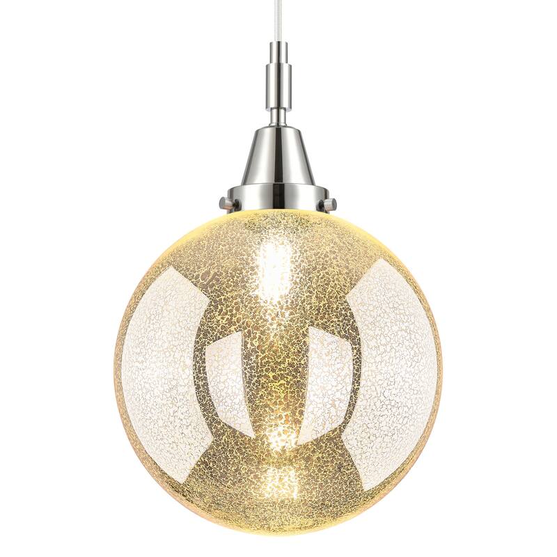 Innovations Lighting 447-1P-G208-10 Beacon 10" Wide Cord Hung Mini - Polished Chrome