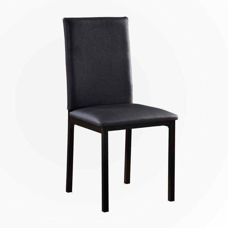Set of 4 Dining Chairs Black,only chairs