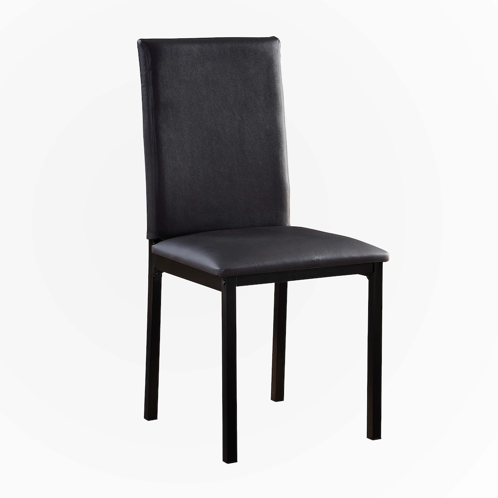 Set of 4 Dining Chairs Black,only chairs