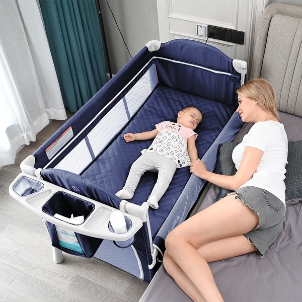 Baby Crib with Mattress Bedside Sleeper For Baby Bed Bath Beyond 34163012