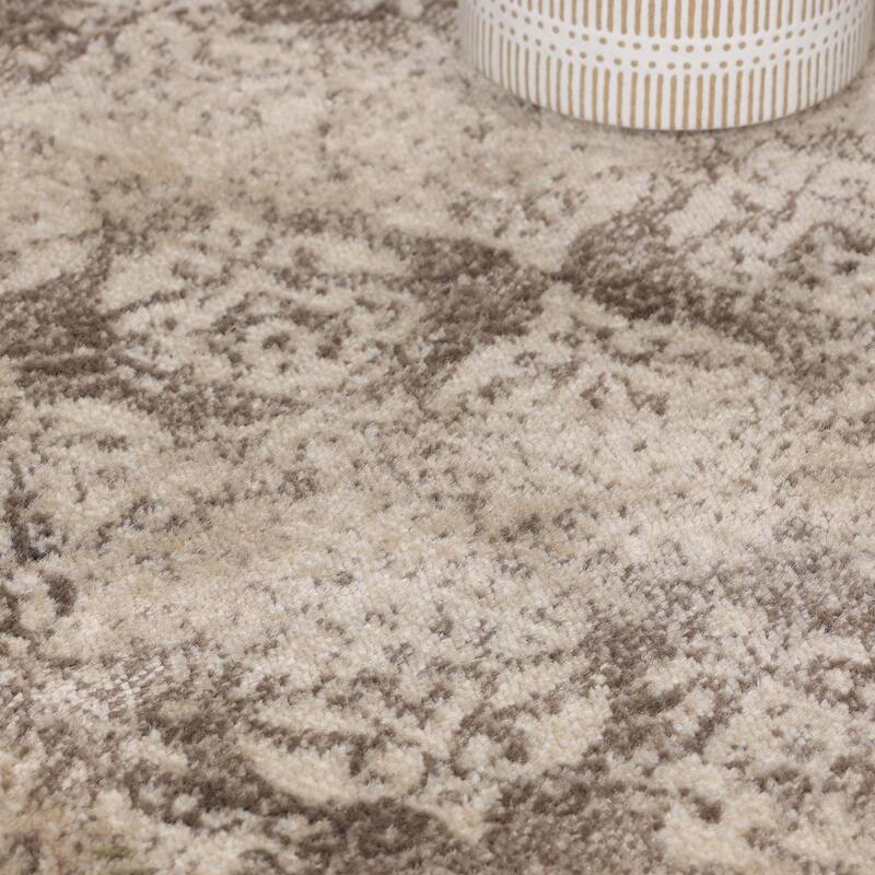 Superior Modern Paisley Geometric Polypropylene Indoor Area Rug