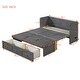 preview thumbnail 4 of 18, Murphy Bed with USB Port and a Large Drawer, Folding Bed, Gray