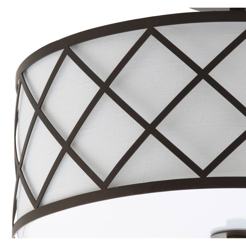 Link Metal LED Flush Mount, by JONATHAN Y