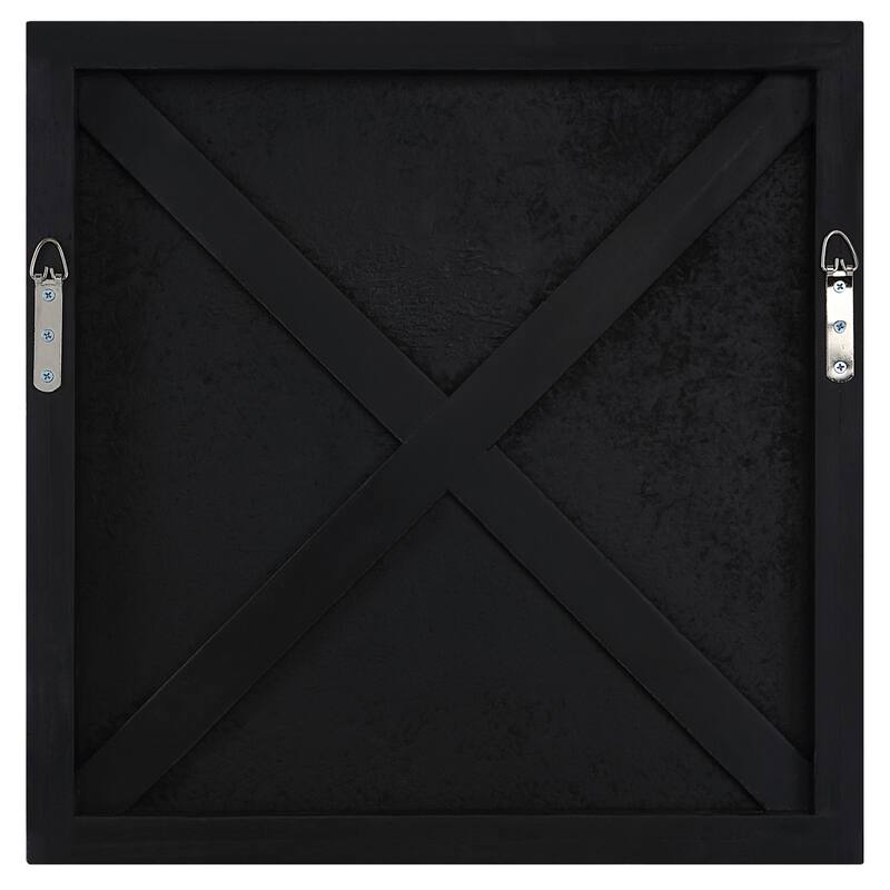 3D Scooped Wooden Wall Decoration - 20.25"