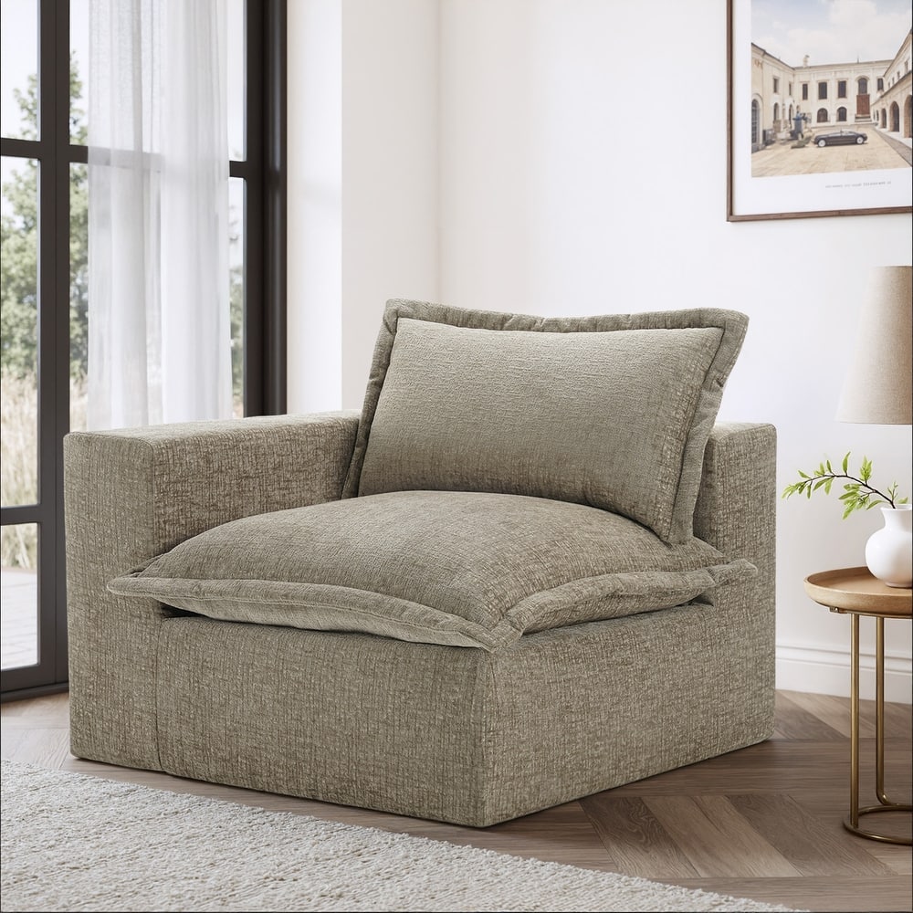 Comfy Cloud Couch Plush Modular Sectional Sofa For Living Room