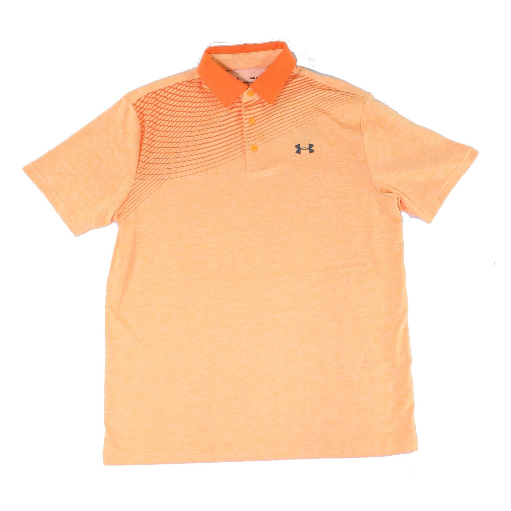 under armour orange golf shirt