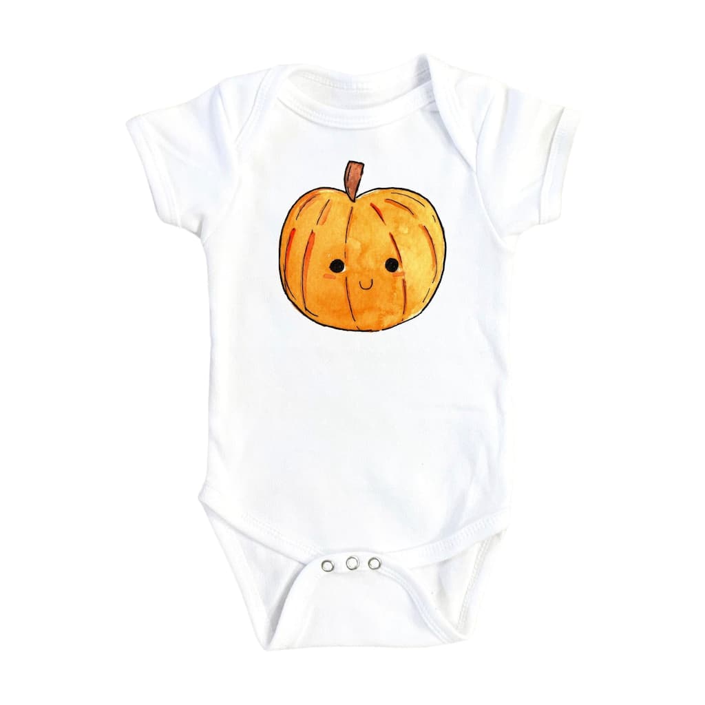 Pumpkin Alone - Baby Boy Girl Clothes Infant Bodysuit Funny Cute Newborn