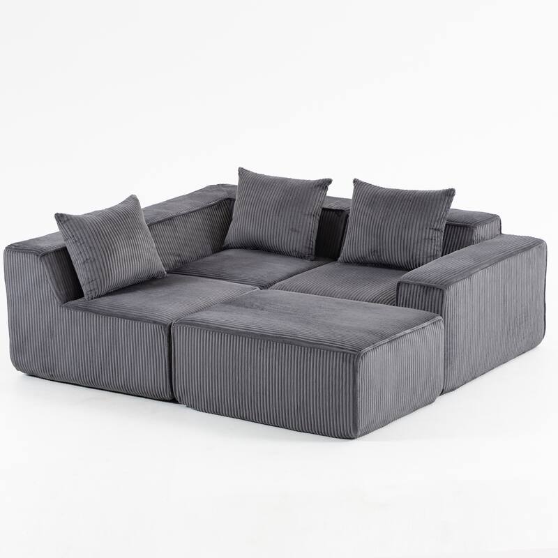 GDFStudio - Multi Person Modular Compression Sofa for Modern Living