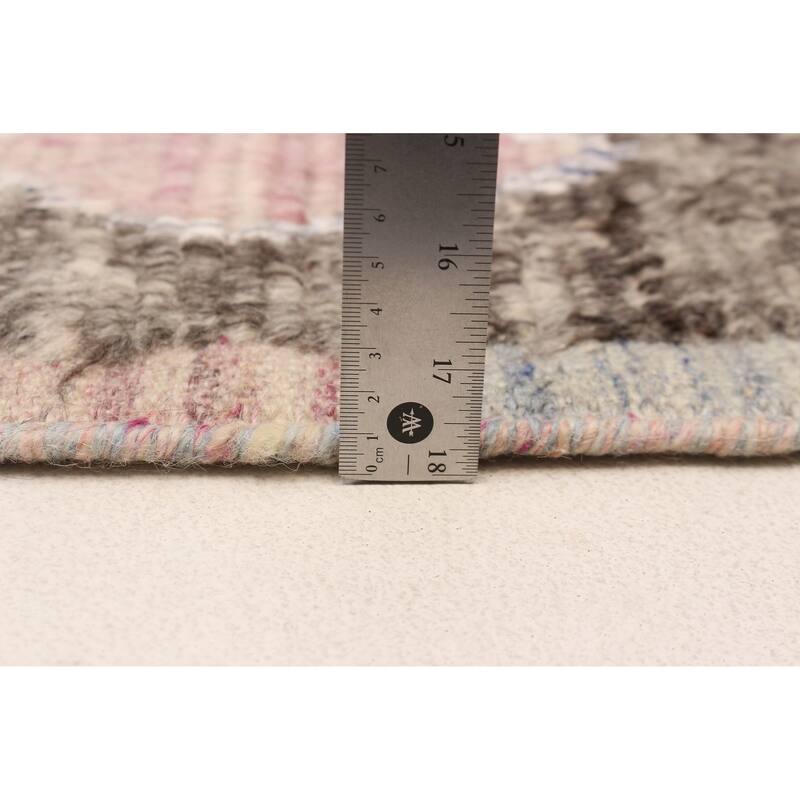 ECARPETGALLERY Hand-knotted Tangier Dark Brown Silk, Wool Rug - 8'0 x 10'2