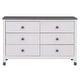 preview thumbnail 7 of 7, Wooden Storage Dresser with 6 Drawers
