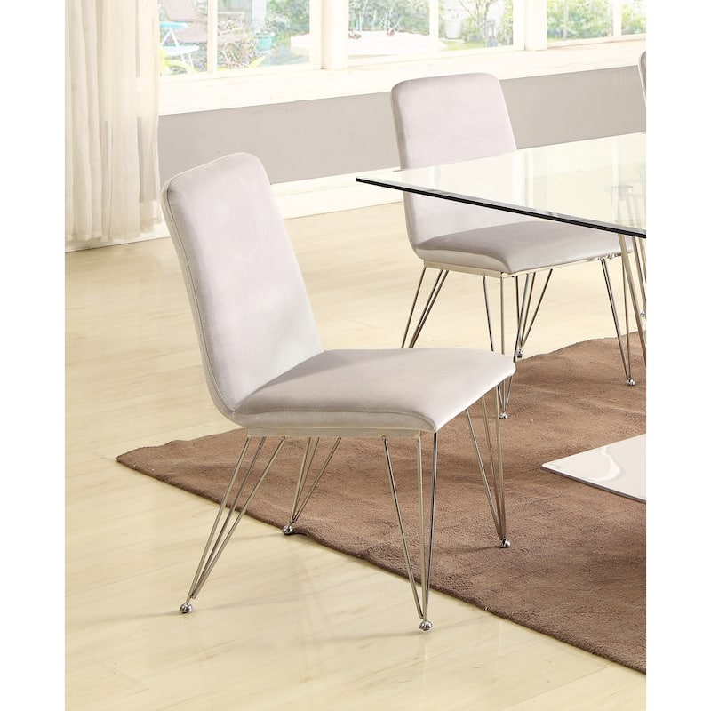 Somette Fiona Gray Dining Chair, Set of 2 - 44”x 84”