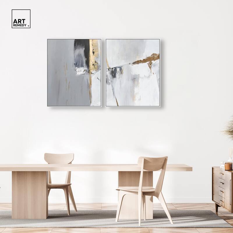 Cracks of Creation I Canvas Set of 2 by Art Remedy