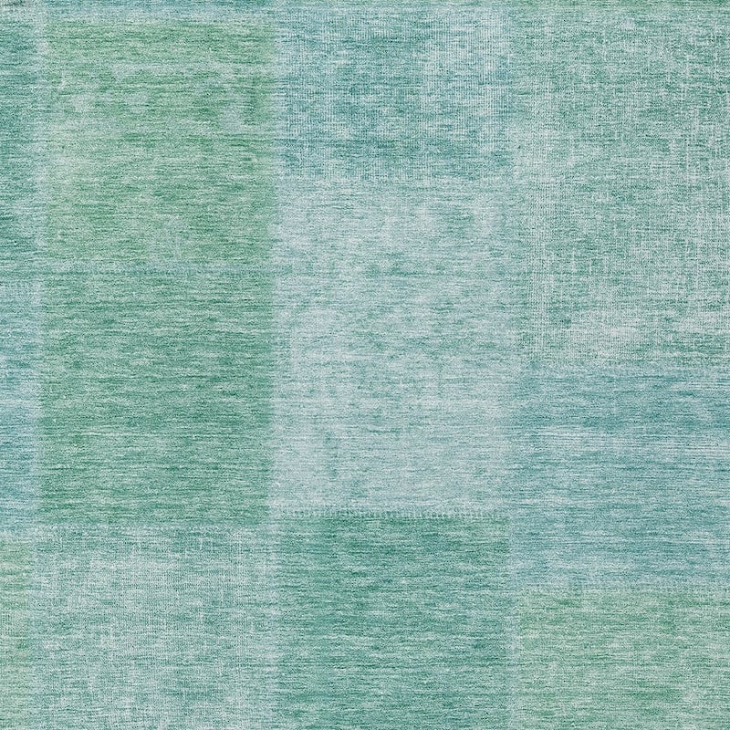 HomeRoots Patchwork Transitional Rectangle Outdoor Rug