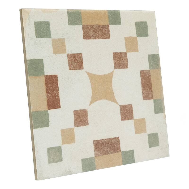 Merola Tile Kings Valentia Campanar 8-3/4" x 8-3/4" Porcelain Floor and Wall Tile