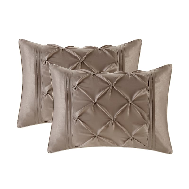 Madison Park Essentials Loretta 24-Piece Room in a Bag with Window Panels and Sheet Set