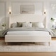 preview thumbnail 21 of 20, Upholstered Bed Wingback Platform Bed with Boucle Fabric