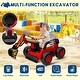 preview thumbnail 18 of 19, Ride On Excavator for Kids, 4WD Electric Excavator Toy