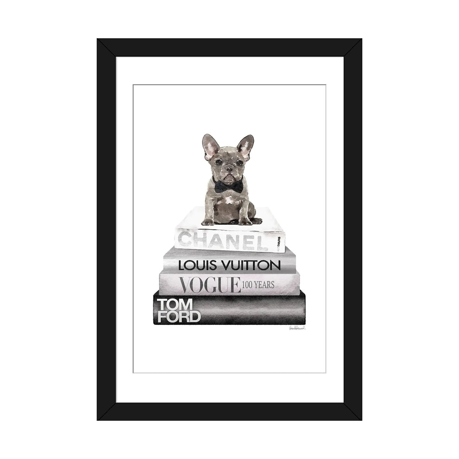 Stupell Industries 30 in. x 40 in. Book Stack Fashion French Bulldog by Amanda  Greenwood Printed Canvas Wall Art agp-117_cn_30x40 - The Home Depot