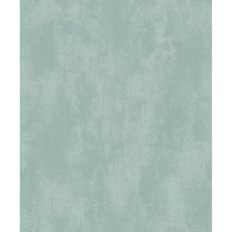 Galerie Wallcoverings Terra Collection Subtle Plaster Matte Finish Clay Ink on Non-Woven Wallpaper Roll - 33-feet long x 21-inches wide - Blue