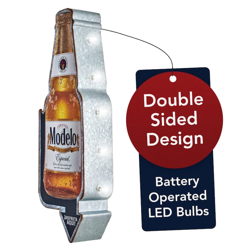 Metal LED Modelo Especial Marquee Wall Sign - 25" x 8.5" x 4"