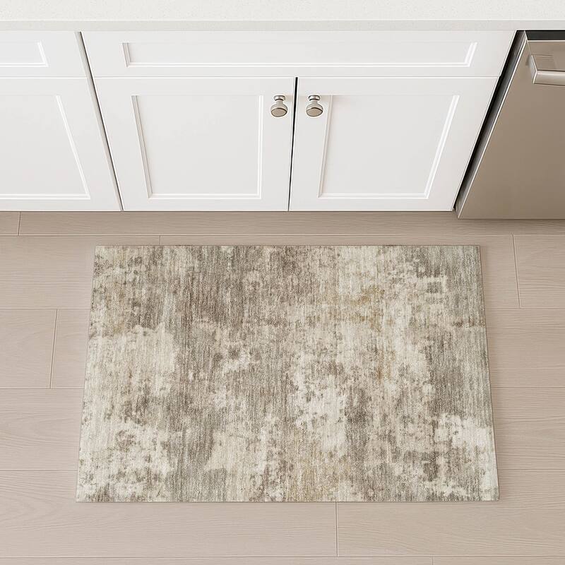 Machine Washable Indoor/ Outdoor Modern Jenna Chantille Rug