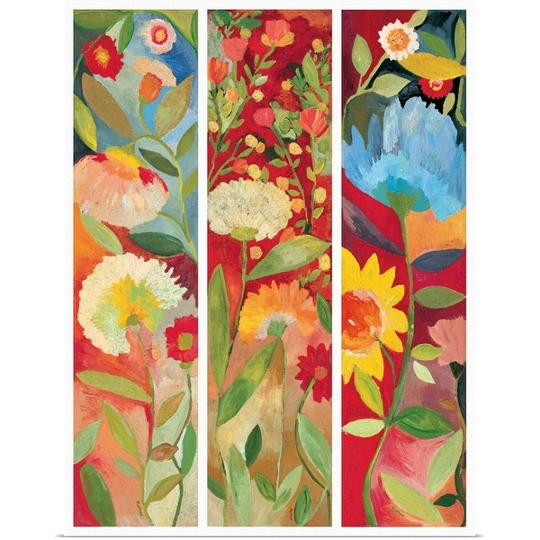 "Red Garden" Poster Print