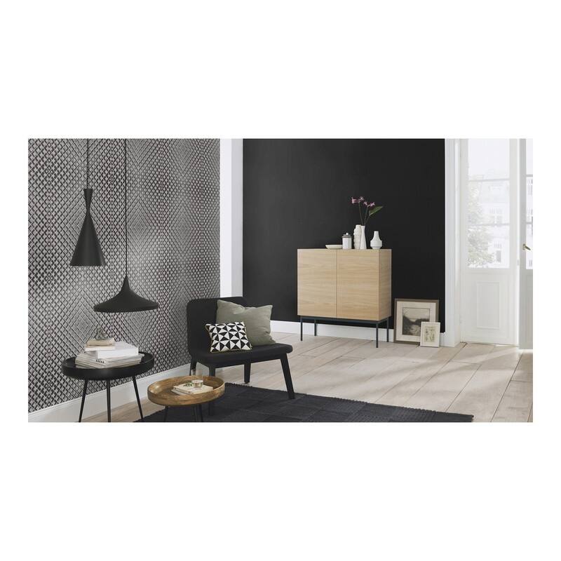 Rasch Perriand Silver Geometric Wallpaper - 20.5 x 396 x 0.025