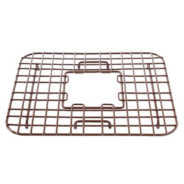 slide 2 of 5, SinkSense Gehry Antique Brown 14" x 11.75" Kitchen Sink Bottom Grid