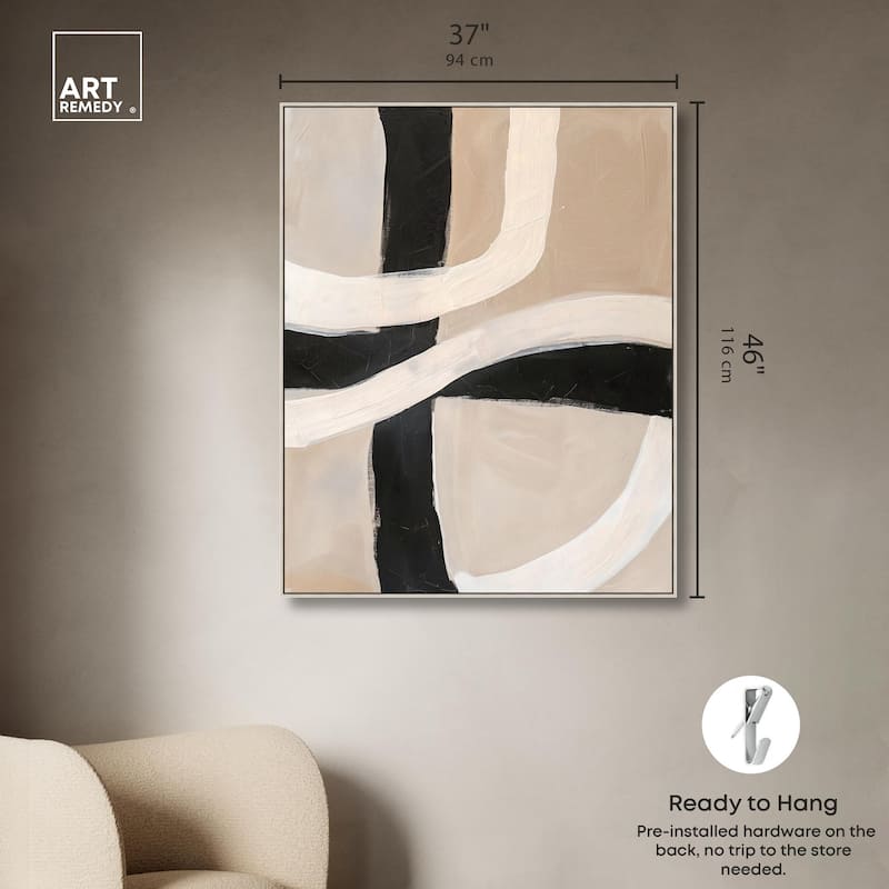 Subline Strokes II Canvas by Art Remedy