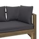preview thumbnail 14 of 27, Long Beach Outdoor Extendable Daybed Sofa by Christopher Knight Home