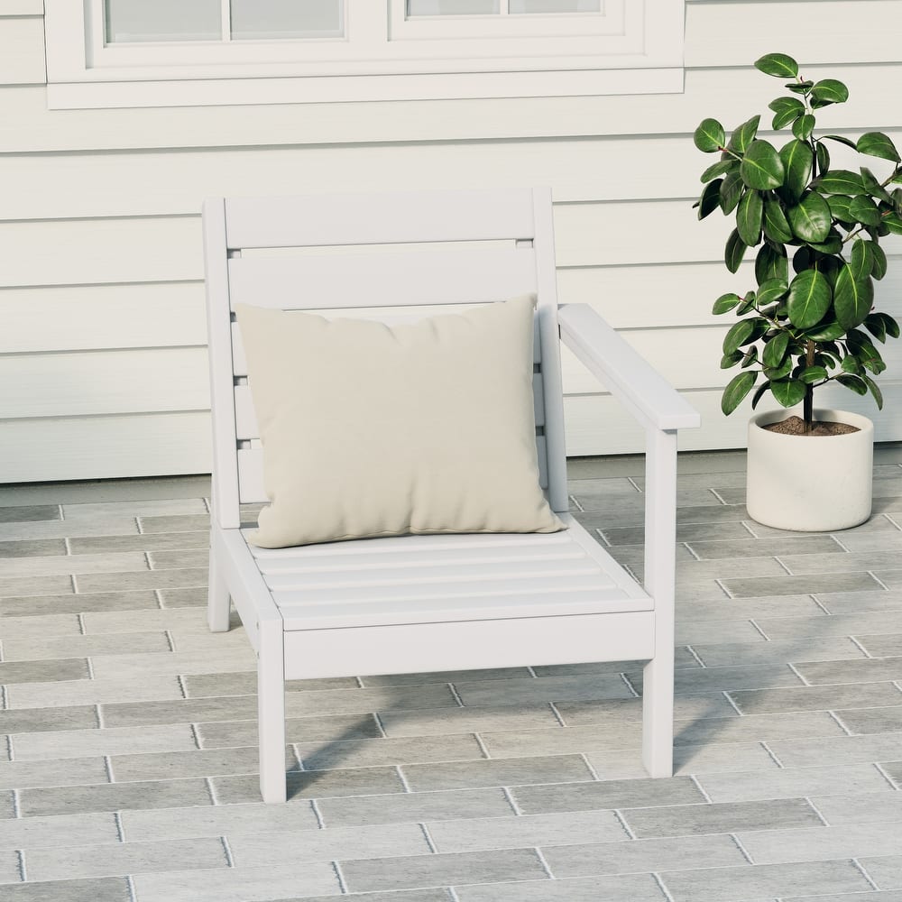 Birchwood All Weather HDPE Outdoor Patio Deep Seating Right Arm Facing Chair