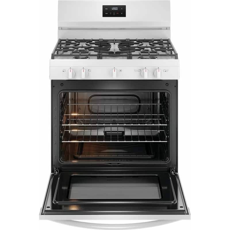 Frigidaire FCRG3052B 30" Wide 5.1 Cu. Ft. Free Standing Gas Range with