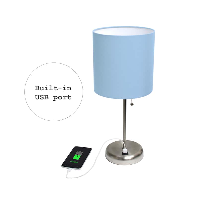 Simple Designs 19.5" Desk Lamp with Feit LED Bulb Included - 19.50