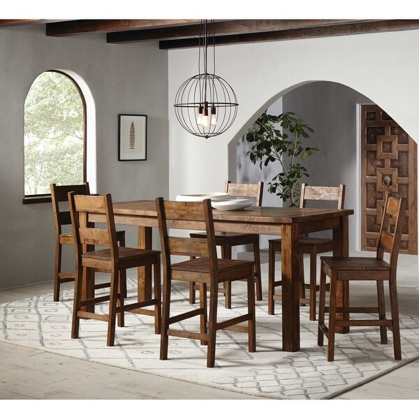 Coaster Furniture Coleman Rustic Golden Brown 5 piece Counter