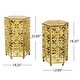 preview thumbnail 15 of 13, Parrish Iron Accent Tables (Set of 2) by Christopher Knight Home