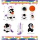 preview thumbnail 2 of 4, DolliBu Sparkle Eyes Large Penguin Unicorn Plush Stuffed Animal Toy - 8 inches