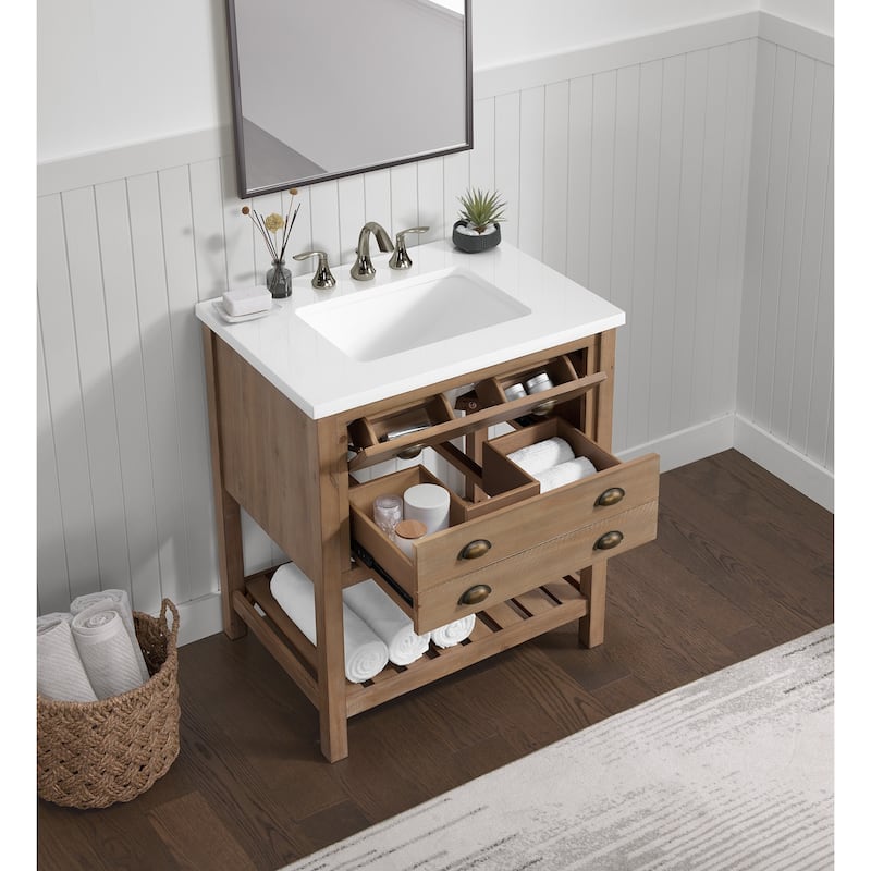 Monterey Farmhouse 31-Inch Single Bathroom Vanity