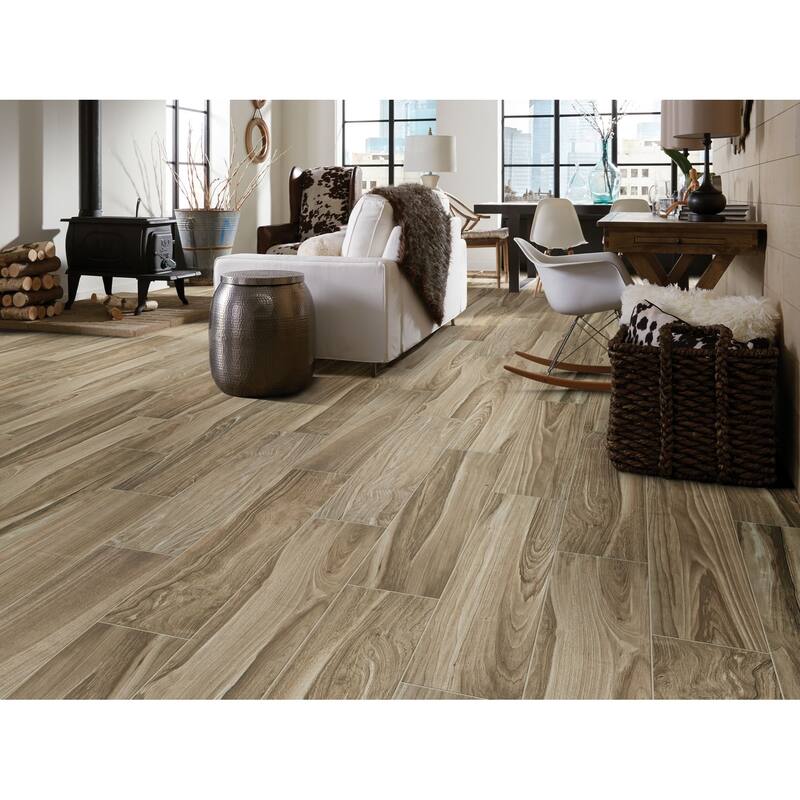Shaw 202TS Studio - 8" x 40" Rectangle Floor and Wall Tile - Matte